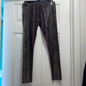Snake Print Leggings